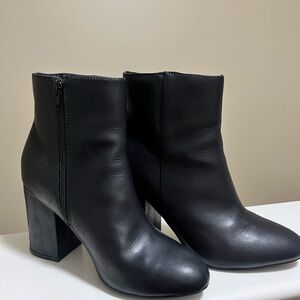Madden Girl Black Wedge Heel Booties